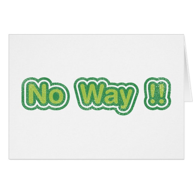 No Way (Front Horizontal)