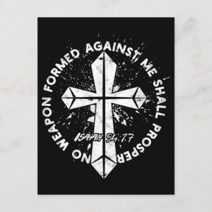 No Weapon Formed Against me shall prosper Faith in Enclosure Card