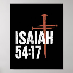 No Weapon Formed Against Me Shall Prosper - Front  Poster