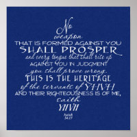 No Weapon Star of David