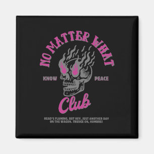 No What Club Sticker  Magnet