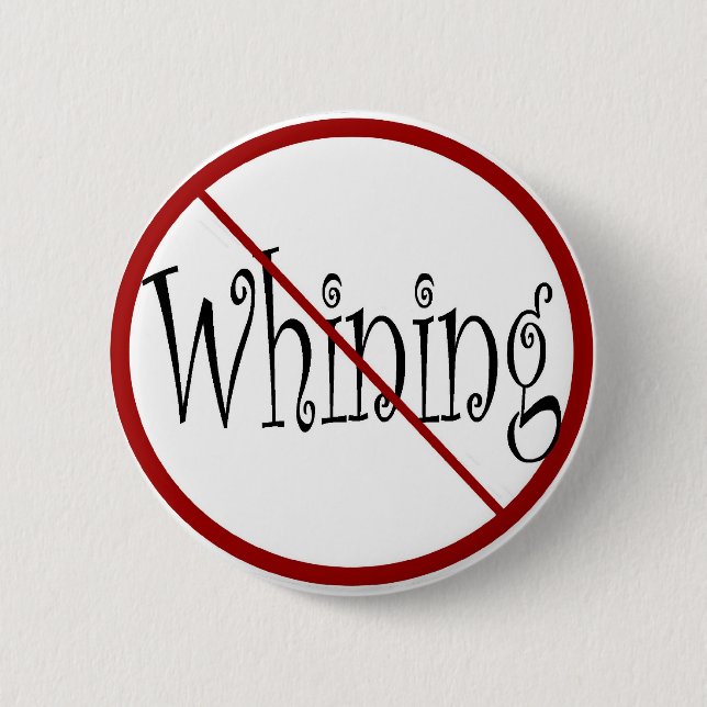 No whining button (Front)