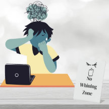 No Whining Zone White