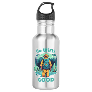 No Wifi Good Backpacker 532 Ml Water Bottle