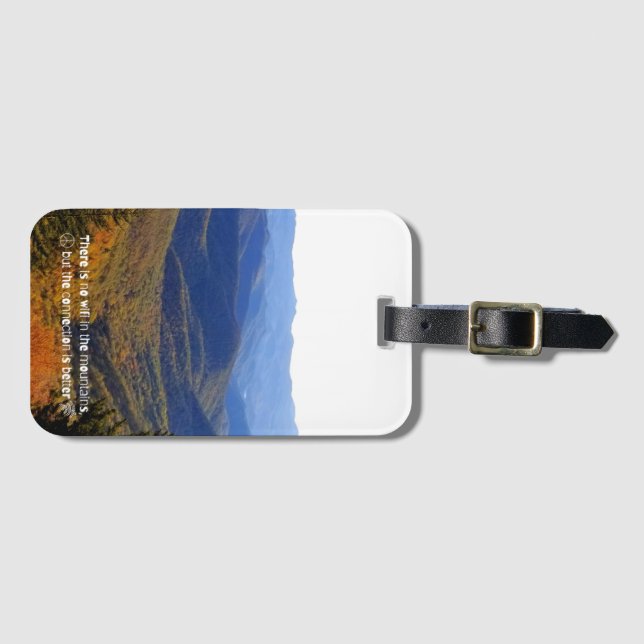 No WIFI Luggage Tag (Front Horizontal)