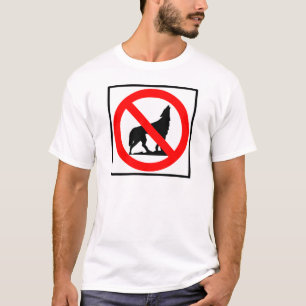 No Wolves Highway Sign T-Shirt