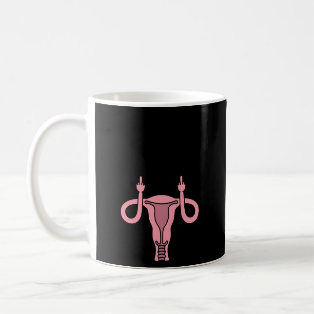 No Womb For You Hysterectomy Recovery Uterus Remov Coffee Mug (Left)