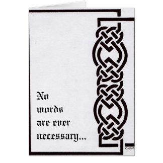 No words are ever necessary...