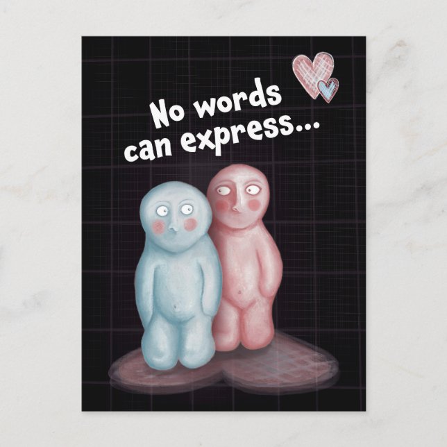 No Words Can Express... Postcard (Front)