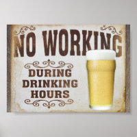 No Working During Drinking Hours