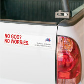 No Worries Bumper Sticker (On Truck)