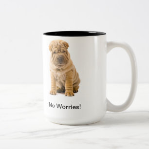 No Worries Shar-Pei Mug
