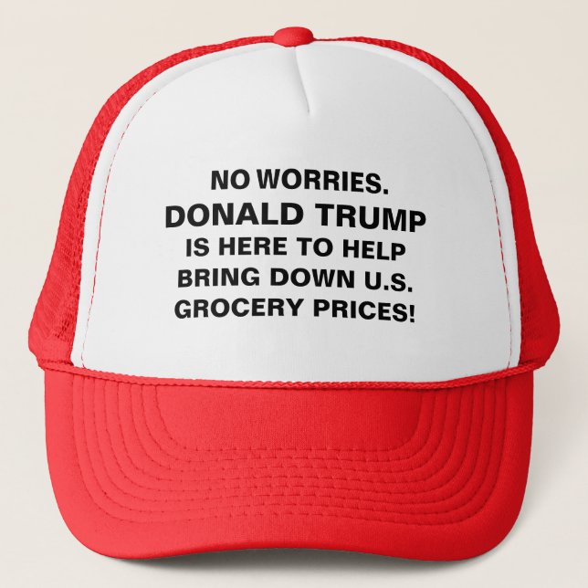 No Worries™ Trucker Hat (Front)
