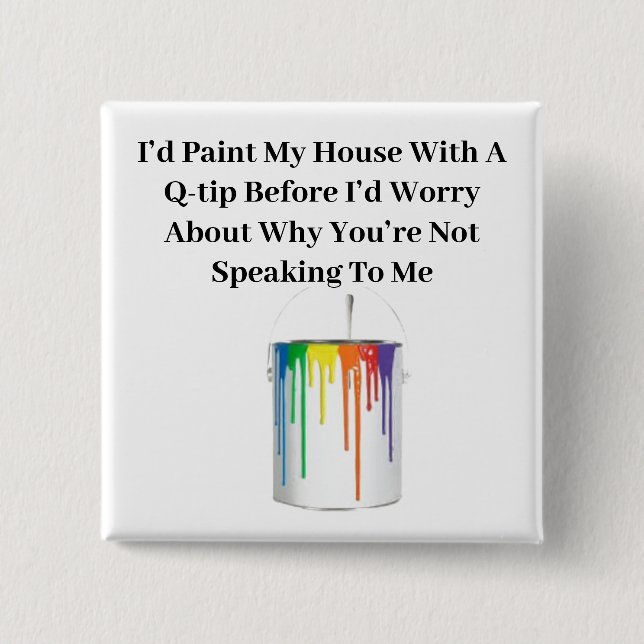 No Worry Button (Front)