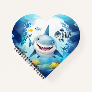 Noa the Shark and Casper, Her Best Fish Friend Notebook