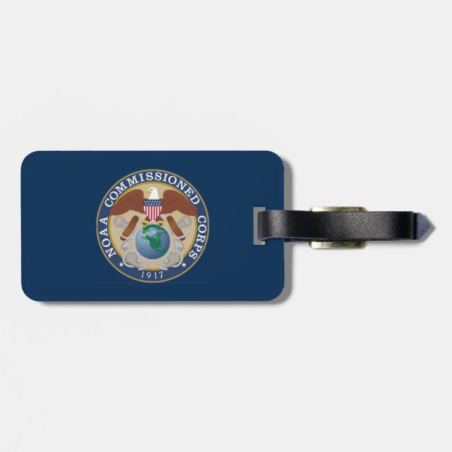 NOAA Commissioned Corps Baggage Tag (Back Horizontal)