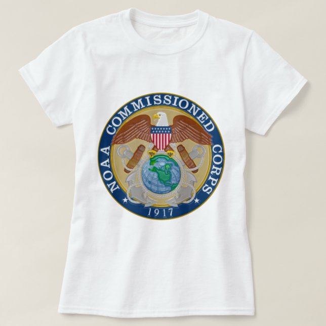 NOAA Commissioned Corps seal T-Shirt (Design Front)