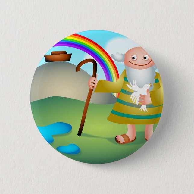 Noah 2 Inch Round Button (Front)