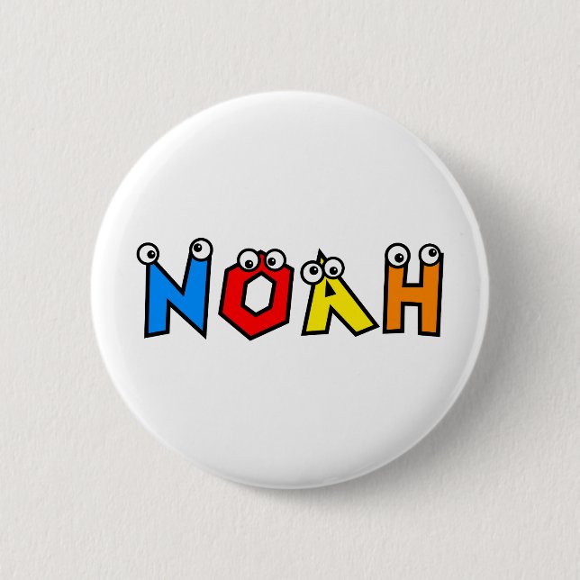 Noah 2 Inch Round Button (Front)