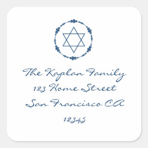 Noah Bar Mitzvah Envelope Seal Return Address
