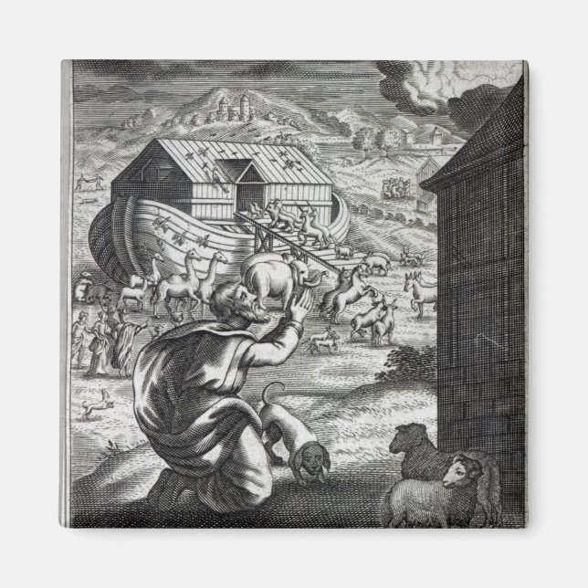 Noah entreth the Ark Magnet (Front)