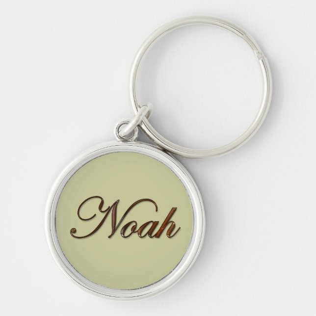 NOAH Name-Branded Gift Keychain or Zipper-pull (Front)