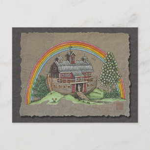 Noah’s Ark Barn Postcard
