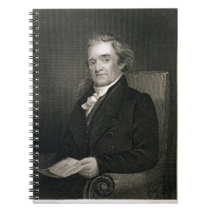 Noah Webster (1758-1843) engraved by Frederick W. Notebook
