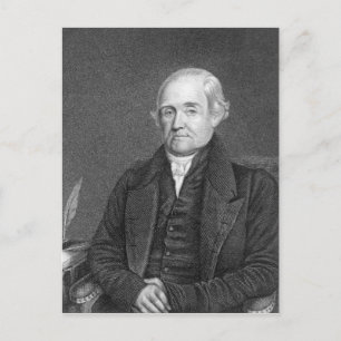 Noah Webster  engraved by G. Parker Postcard