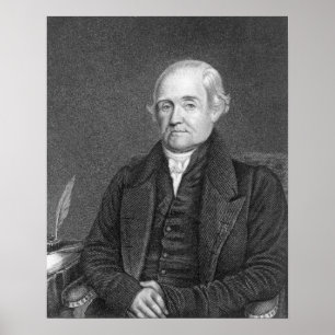 Noah Webster engraved by G. Parker Poster