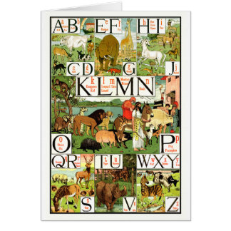 Noah's ABC Alphabet Chart in English