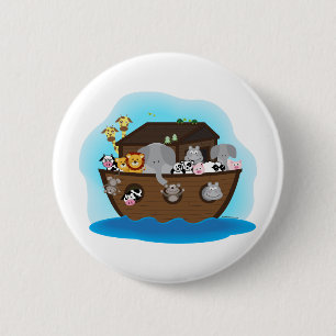 Noah's Ark 2 Inch Round Button