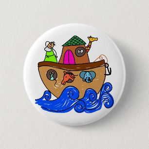 Noahs Ark 2 Inch Round Button
