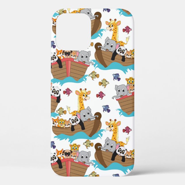 Noahs Ark and Wild Animals Case-Mate iPhone Case (Back)