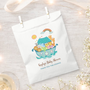 Noahs Ark Baby Shower Favour Bags Boys Personalize