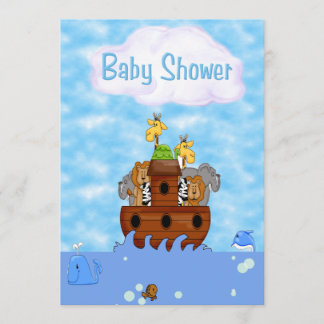 Noah's Ark Baby Shower  Invitation