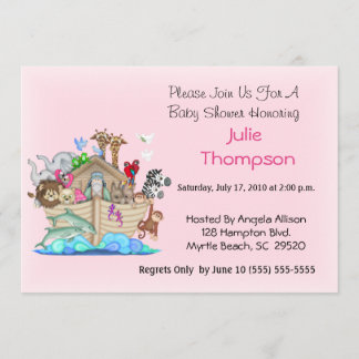 Noah's Ark  Baby Shower Invitation