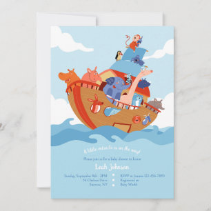 Noah's Ark Baby Shower  Invitation