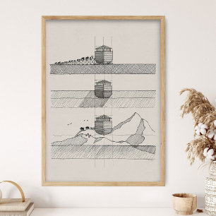 Noah's Ark Bible Art, Bible Art, WALL Art, Noah,  Poster