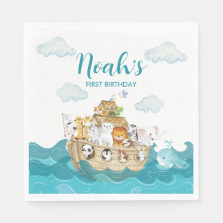 Noah's Ark Birthday Napkins