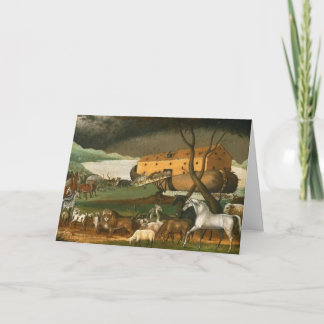Noah's Ark by Edward Hicks - 1846 Card