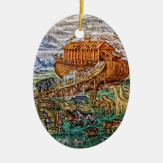 Noah's Ark Ceramic Ornament