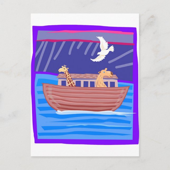 Noah's ark Christian artwork_2 Postcard (Front)