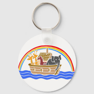 Noah's ark Christian artwork_4 Keychain