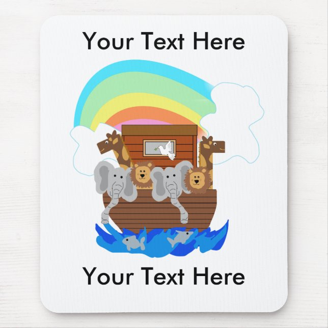 Noah's Ark Customizable Mouse Pad (Front)