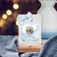 Noah's Ark Cute Animals Blue Boy Baby Shower