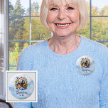 Noah's Ark Cute Animals Blue Boy Grandma to Be 2 Inch Round Button<br><div class="desc">Welcome to our "Noah's Ark Cute Animals Blue Boy Baby Shower" collection, where charm meets whimsy in every detail. Inspired by the timeless story of Noah's Ark, this collection captures the innocence and joy of welcoming a new bundle of joy into the world. Imagine adorable animals in soft shades and...</div>