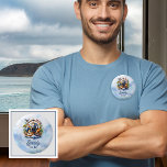 Noah's Ark Cute Animals Blue Boy Mommy to Be 2 Inch Round Button<br><div class="desc">Welcome to our "Noah's Ark Cute Animals Blue Boy Baby Shower" collection, where charm meets whimsy in every detail. Inspired by the timeless story of Noah's Ark, this collection captures the innocence and joy of welcoming a new bundle of joy into the world. Imagine adorable animals in soft shades and...</div>