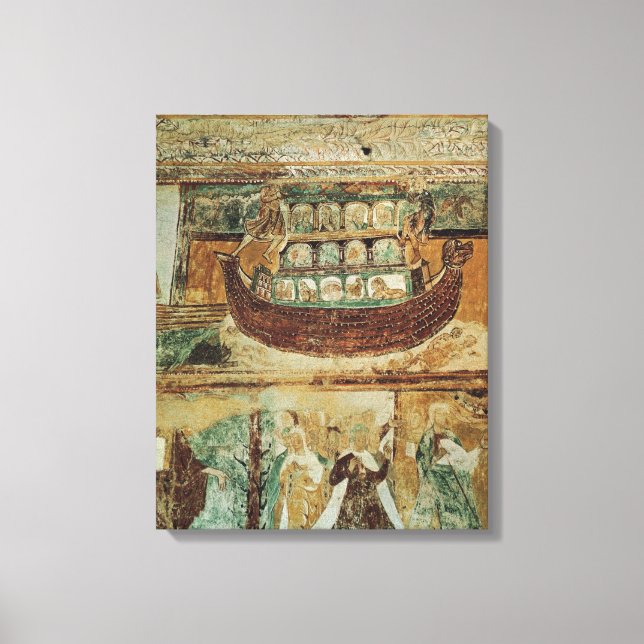 Noah's Ark During the Flood, c.1100 Canvas Print (Front)