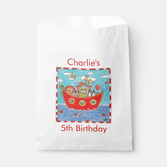 Noah's Ark  Favour Bag (Front)